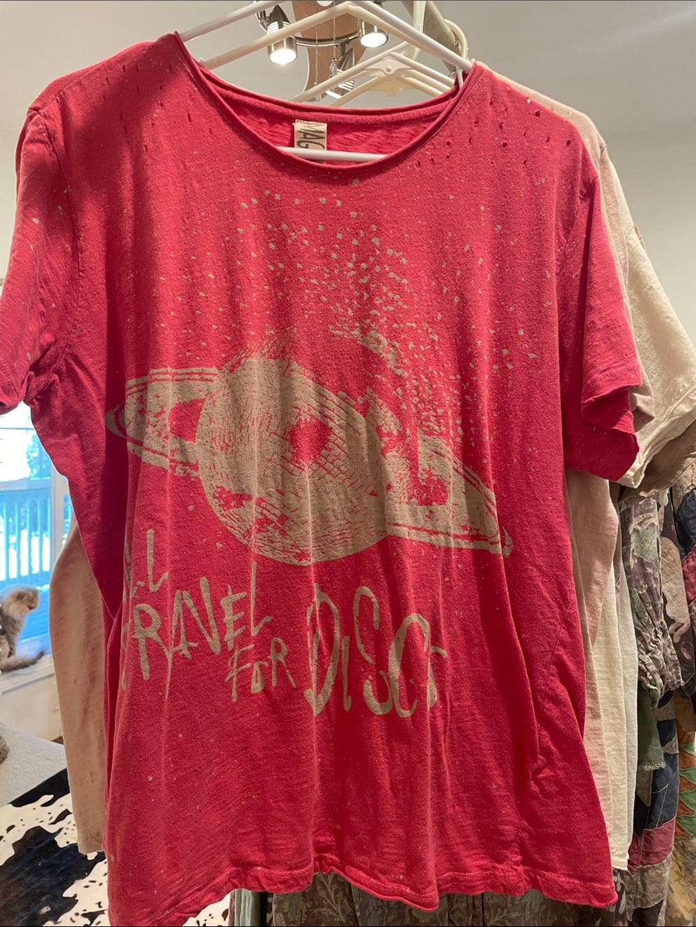 Magnolia Pearl Bright Pink Graphic Short Sleeve Tee